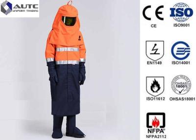 Cina L Complete Production Line 55 cal Arc Flash Proof Personal Protective Equipment Suit For ASTM F195 in vendita