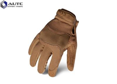 China Armored Military Tactical Gloves Silica Gel Fire Resistant Soft High Friction for sale