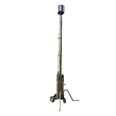 China 5 Section Telescopic Mast With Easy And Convenient 1500lb Telescopic Winch High Mast Portable Light Tower Led for sale