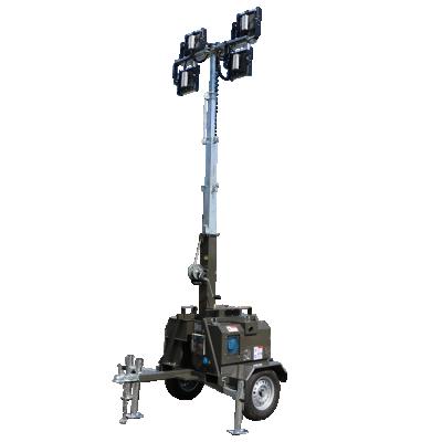 China high mast construction trailer mobile gas light tower led AK7-R800-GAS for sale