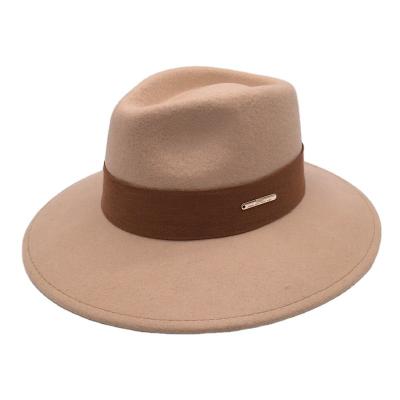 China Casual Men Women Sturgis Pinchfront Wool Crushable Felt Hat Cordova Medium Classic Wide Brim Fedora Hat With Band for sale