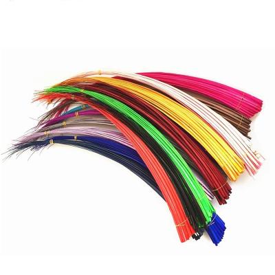 China 5pcs/lot Ostrich Feather Quills Thorns Fashion Items Hat Trimmings Supplies 15 Colors For Choosing Diy Hats Accessories for sale