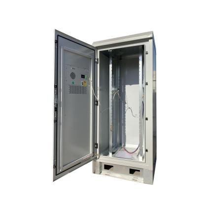 China Telecom station in common outdoor communication cabinet 48V 42U 19inch telecom cabinet IP55 battery outdoor cabinet for sale