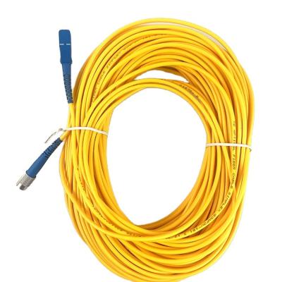 China High Quality FTTH Transmission Equipment LC-fc 35m Fiber Optic Patch Cord Cable for sale