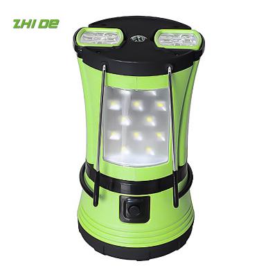 China ABS Multifuncional USB Rechargeable 18650 Batteries Lantern Tent LED Outdoor Camping Light with Portable Hook for sale