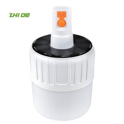 China Garden CHINA Solar Charging Built In Lithium Battery Power Bank Output Portable LED Camping Light Lantern for sale