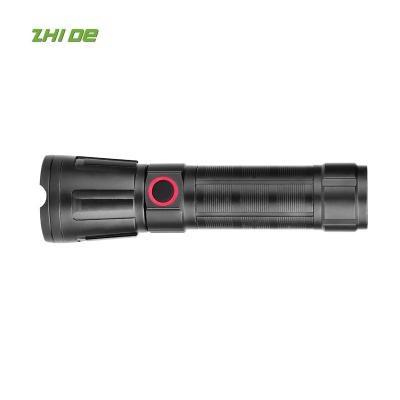 China China Wholesale Type-C Outdoor Hunting Camping USB Rechargeable Lithium 18650 Battery XH P50 LED Built-in Flashlight With Telescopic Zoom for sale