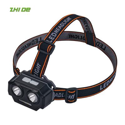 China Built-in backup USB lithium battery angle adjustment P30 LED headlight head light camping lamp adventure lamp for sale