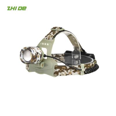 China China P50 LED USB Camping Light 18650 Headlamp Rechargeable Telescopic Buzz Headlight Lithium Battery for sale