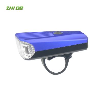 China New XPE LED Build-in 18650 Battery ABS Rechargeable Bicycle Front Light Bicycle Light Universal USB Input for sale