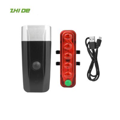 China Bicycle Lighitng Built in USB XPE LED Lithium Battery Rechargeable Front Light SMD Bicycle Bike Rear Light FOR Bicycle Motorcycle for sale