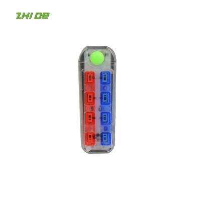 China China USB Rechargeable ABS Built In Lithium Battery SMD LED Bicycle Tail Light Rear Light Blue Red Recycling Warning Light for sale