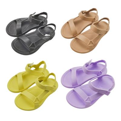 China 2021 Latest Girls Sandal Ladies Outdoor Walking Flat Sandals Women Slippers Shoes For Ladies for sale