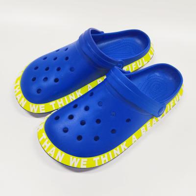 China Original Designer Clog Sandals Waterproof Custom Plastic Mens Eva Clogs Mules Slippers 2022 for sale