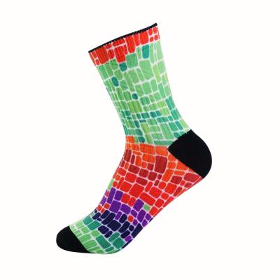 China 360 Breathable Good Quality Custom Digital Printing Socks Wholesale In Reasonable Price for sale