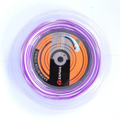 China Good Elasticity Colorful Rainbow Badminton String Spool 200M Badminton Strings for sale