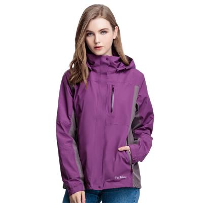 China Classic Color Design Fashion Gore-Tex Style Windproof Functional Simple Jacket Waterproof Women Raincoat for sale