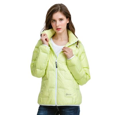 China Fashionable Fashion Factory Supply JIS90 Duck Down Women Viable Winter Ultralight Jacket for sale