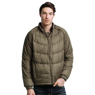 China QUICK DRY men coat low price wholesale JIS90 sleeve outer two side detachable port down jacket for sale