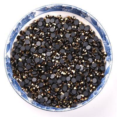 China Flatback Ss6 Dmc Hematite Hematite Rhinestone Flat Fix Rhinestone Hotfix Gold Hotfix Rhinestone Rhinestones for sale