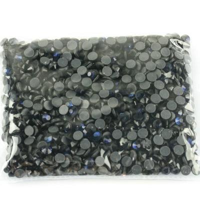 China Flatback Ss10 Montana Hotfix Glass Rhinestones Dmc Hotfix Crystal Glass Stones for sale