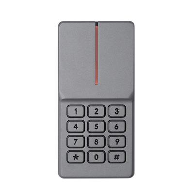 China Metal IP68 Dual Frequency Zinc Alloy Waterproof Standalone Access Controller Keypad Wiegand Input and Output Metal Reader for sale