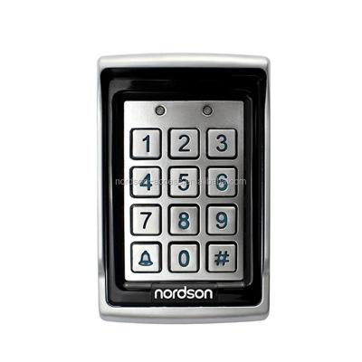 China 500 user access control keypad integrated with backlight (stainless steel) can be connected to door open button and doorbell for sale