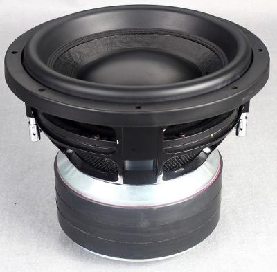 China Db Drag SPL Competition Subwoofers , SPL 15 Inch Subwoofer Non Pressed Paper Cone for sale