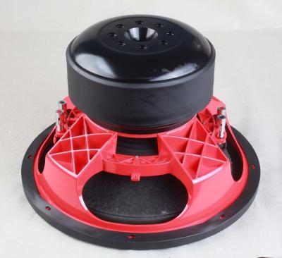 China Paper Dustcap High End Car Subwoofers Dual 2 Ohms Impendance Die Cast Basket for sale