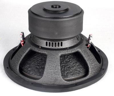 China Waterdichte Luidste 15 Duimauto Subwoofers met Hoge Energiemagneten Te koop