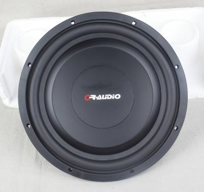 China PP Cone Vehicle Shallow Mount Subwoofer 10 Inch With 0.9cft Sealed Box for sale