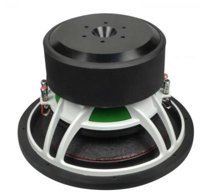 China 1000 Watt Rms SPL Car Subwoofers Speaker With 15 Inch 2 Gasket Layers for sale