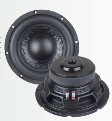 China do carro audio do Subwoofer da rua do SPL 88.9dB os oradores audio com preto anodizaram o revestimento à venda