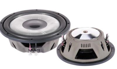 China Zilveren 12“ de Autosprekers van Subwoofers van de de Concurrentieauto met Op zwaar werk berekende Mand Te koop