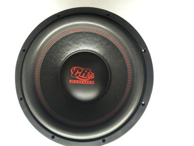 China A competição a mais alta do cone de papel áudio do carro de 10 Subwoofers da polegada com a aranha 1PC à venda