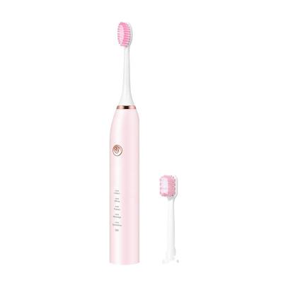 China IPX7 Electric Toothbrush Battery Operated Intelligent Electronic Toothbrush OEM Ultrasonic Sonic Rechargeable Toothbrush for sale