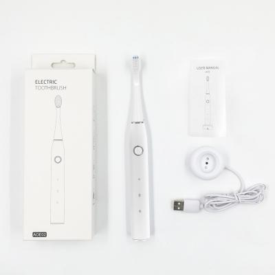 China ABS+PC+POM waterproof battery sonic electric toothbrush aldults ultra fine electric toothbrush for sale