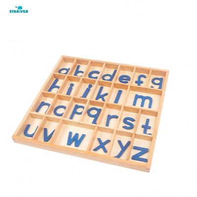 China Early Education DIY TOY Kindergarten Toy Alphabet Active Box Montessori Language Teaching Aids for sale