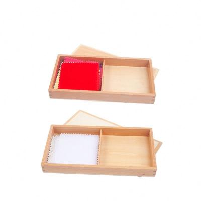 China SE047B beech wood first tissue box set for kids materials toys tissue box the first montessori wooden educational toy for sale