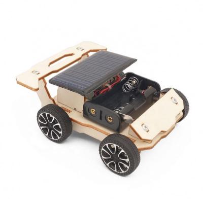 China DIY Project Kids Experiment DIY STEM Set Mini Solar Power Toy Car Kit Science Educational for sale