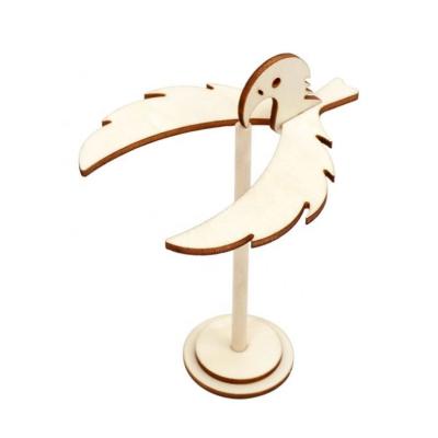 China DIY Project Science Physics Education Assembly DIY Rod Balance Bird Wooden Toy for sale