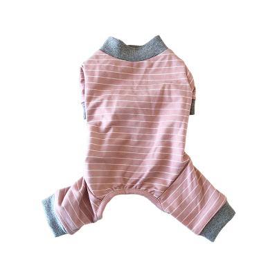 China Sustainably Stretchy Pet Spring And Autumn Cotton Dog Cat Clothes Dog Overalls for sale