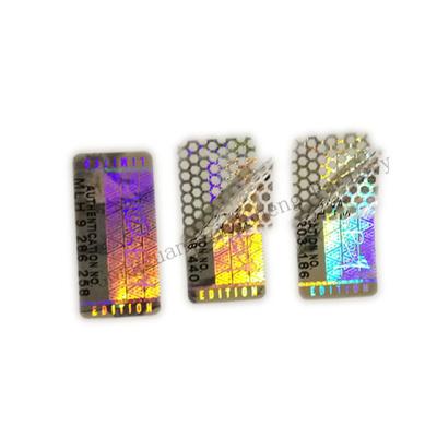 China Hologram Sticker Guarantee Anti-Counterfeiting Sticker for sale