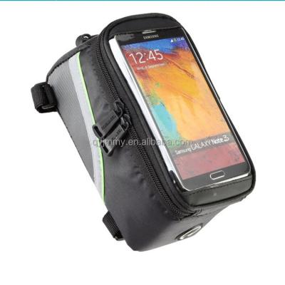 China Outdoor Cycling Waterproof Mobile Phone Bag Mountain Bag Bicycle Touch Screen Mobile Phone Outdoor Recycling Front Bag for sale