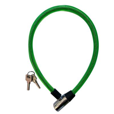 China Promotional Bicycles Good Quality Alloy Key Lock Cylinder Various Bicycles Steel Wire Locks for sale