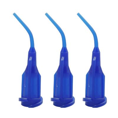 China PP 14G, 15G, 16G Disposable Plastic Dental Pre-bent Tip for sale