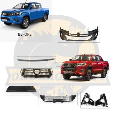 China ABS for Toyota Hilux Vigo Upgrade to Hilux Rocco Auto Body Kit for sale