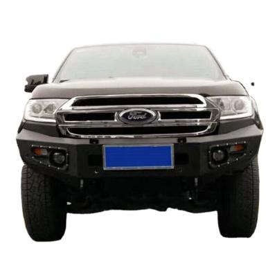 China Steel Bumper WITH LAMP and STONE GUARD Auto Body Kit Front Bumper For Ranger T7/T8 for sale