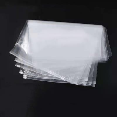 China Factory Wholesale Custom Friendly Frosted Transparent Reusable Flat Bottom Apparel Zipper Bag Recyclable for sale