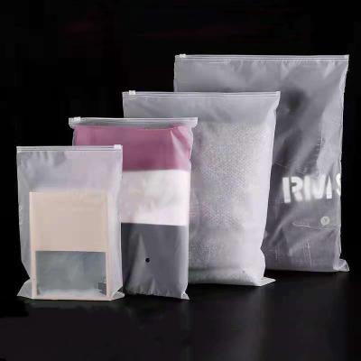 China Factory wholesale custom made friendly frosted transparent reusable zipper bag zipper zipper bag recyclable for sale